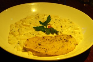 Anchorage Hotel Troon penne with cheese and chive sauce