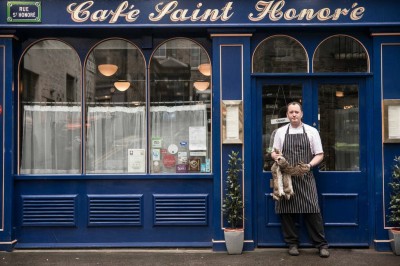 Cafe saint honore outside image edinburgh food blog glasgow food blog