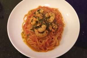 Di Mambros Deli - Piccante prawn pasta