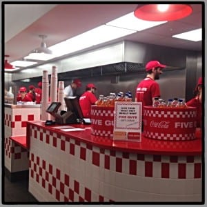 Five guys burgers glasgow 