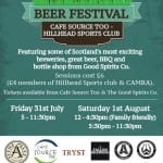 west end beer festival cafe source too food drink glasgow foodie