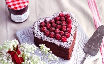 Bonne maman Valentine's cake