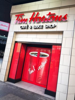 Tim Hortons glasgow opening 