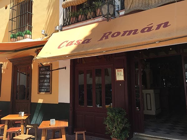 Casa Romana from outside, Seville