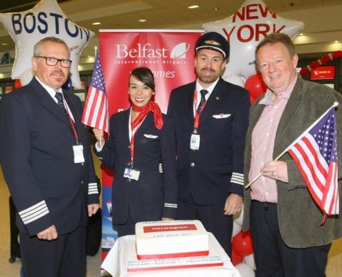 Norwegian airline Belfast to New York and Boston 