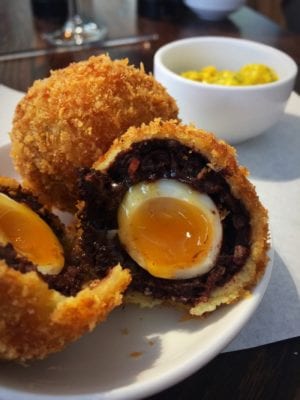 Scotch egg The perfectionists cafe Heathrow Heston