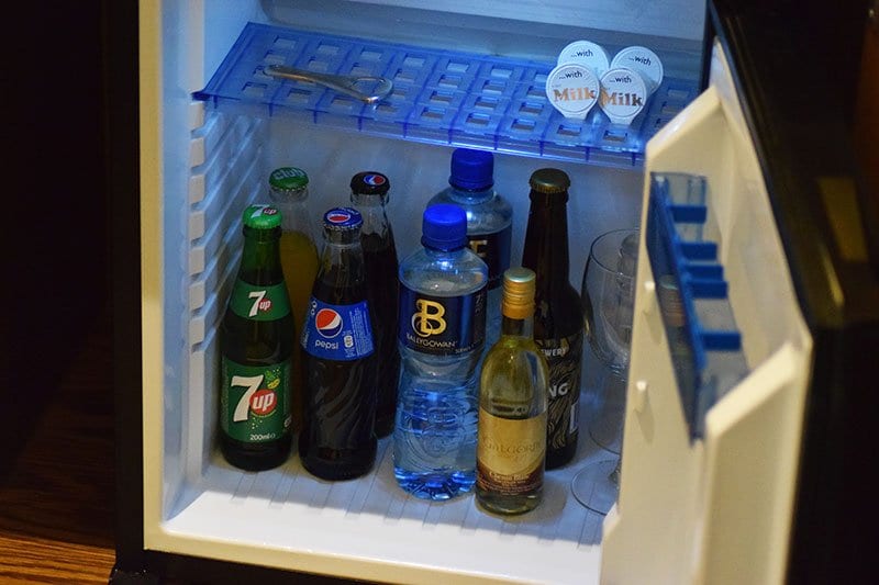 Galgorm Resort & Spa - complimentary minibar