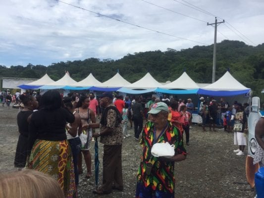 Blue food festival Dasheen Tobago 