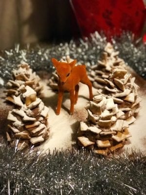 chocolate pine cones for kids to make home baking 