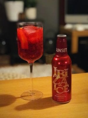 ibiza ice fruit wine cocktail