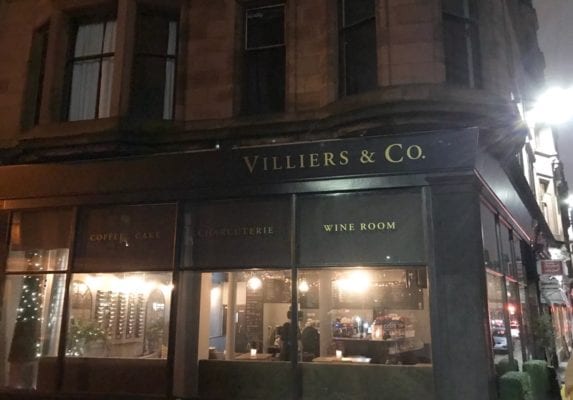 Villiers & Co Glasgow food blog Woodlands Road 