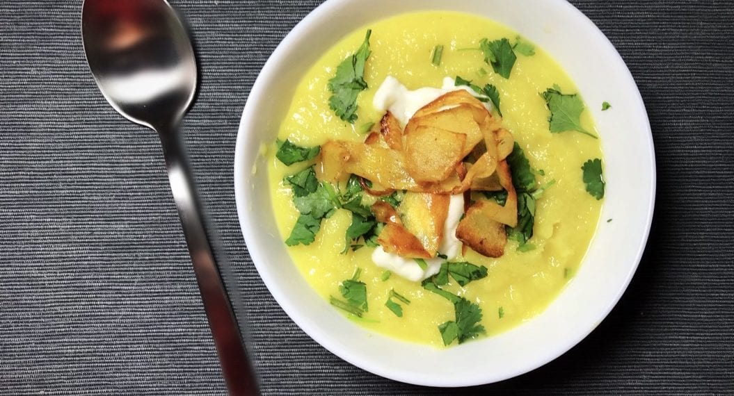 Spiced parsnip and apple soup recipe