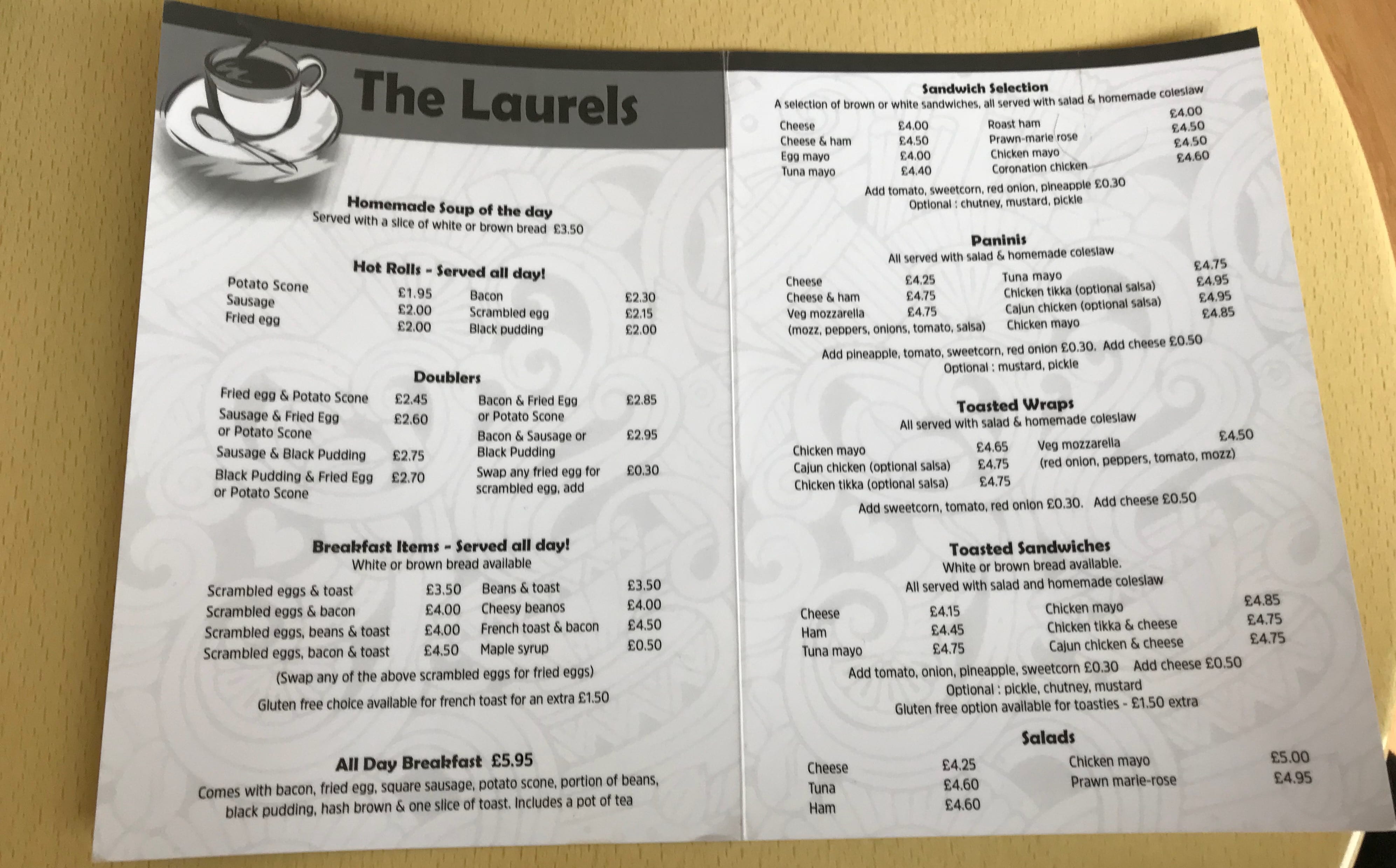 The laurels cafe muirend Glasgow 