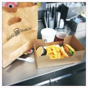 Shake Shack burger meal 2