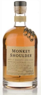 Monkey Shoulder whisky bottle