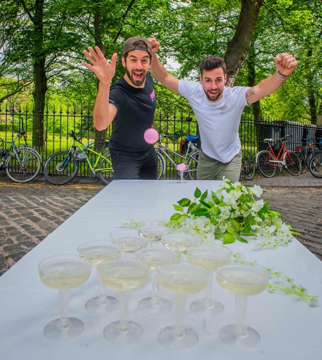 Edinburgh Food Festival Prosecco pong