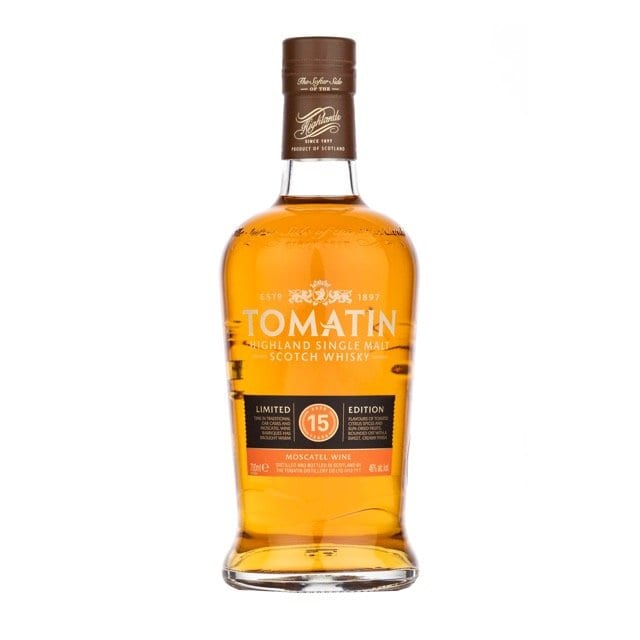 Tomatin moscatel single malt whisky 