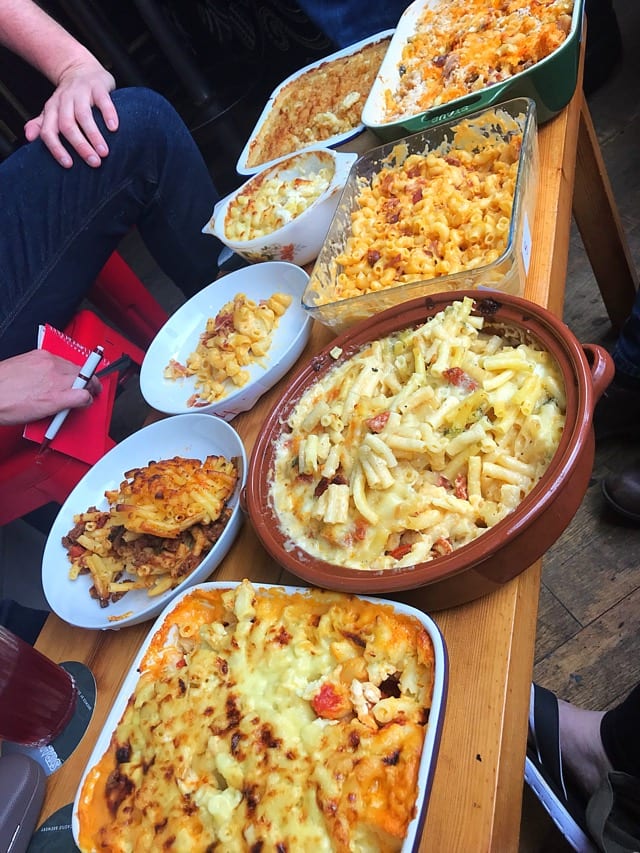 Dreadnought Leith mac n cheese judging 