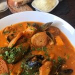 Fish stew Samphire seafood restaurant Inveraray scotland