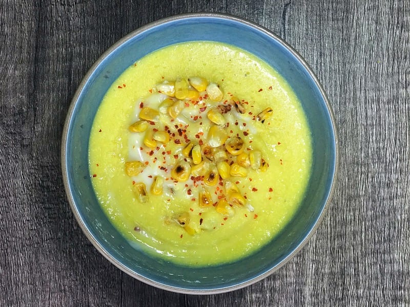 soil association organic september spicy sweetcorn soup recipe foodie explorers