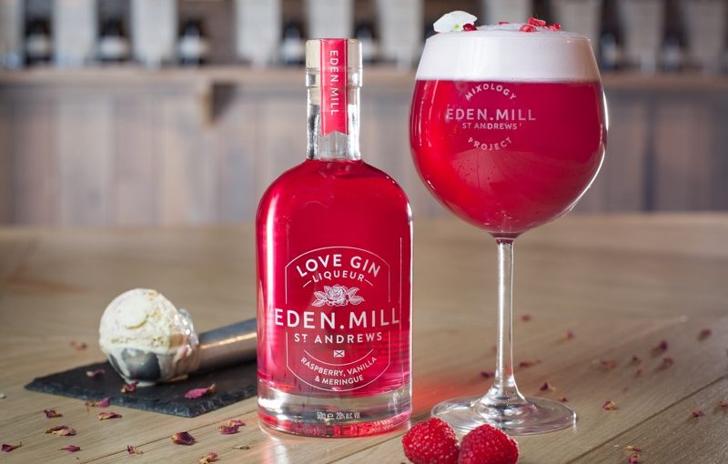 Eden Mill love gin Liqueur raspberry ripple