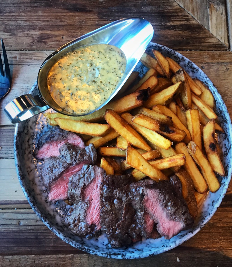 Brasserie Ecosse Steak frites Main course 