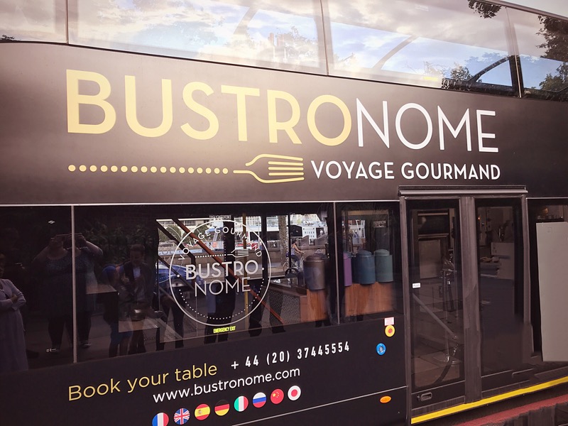 Bustronome gastronomic bus tour of London