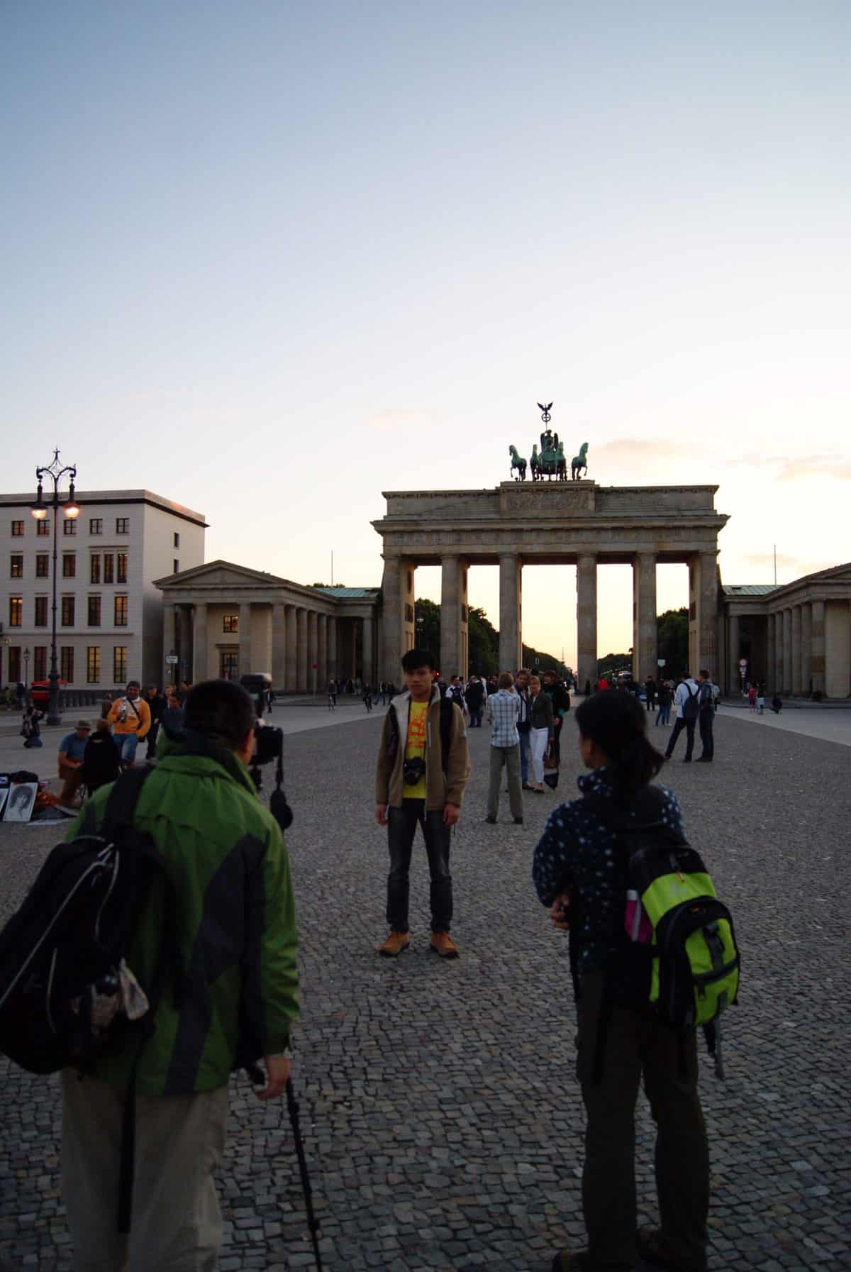 brandenburg gate from East Berlin