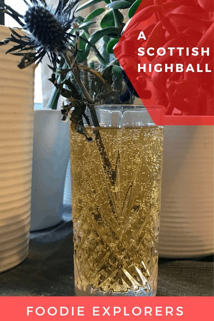 johnnie walker black label scottish highball cocktail