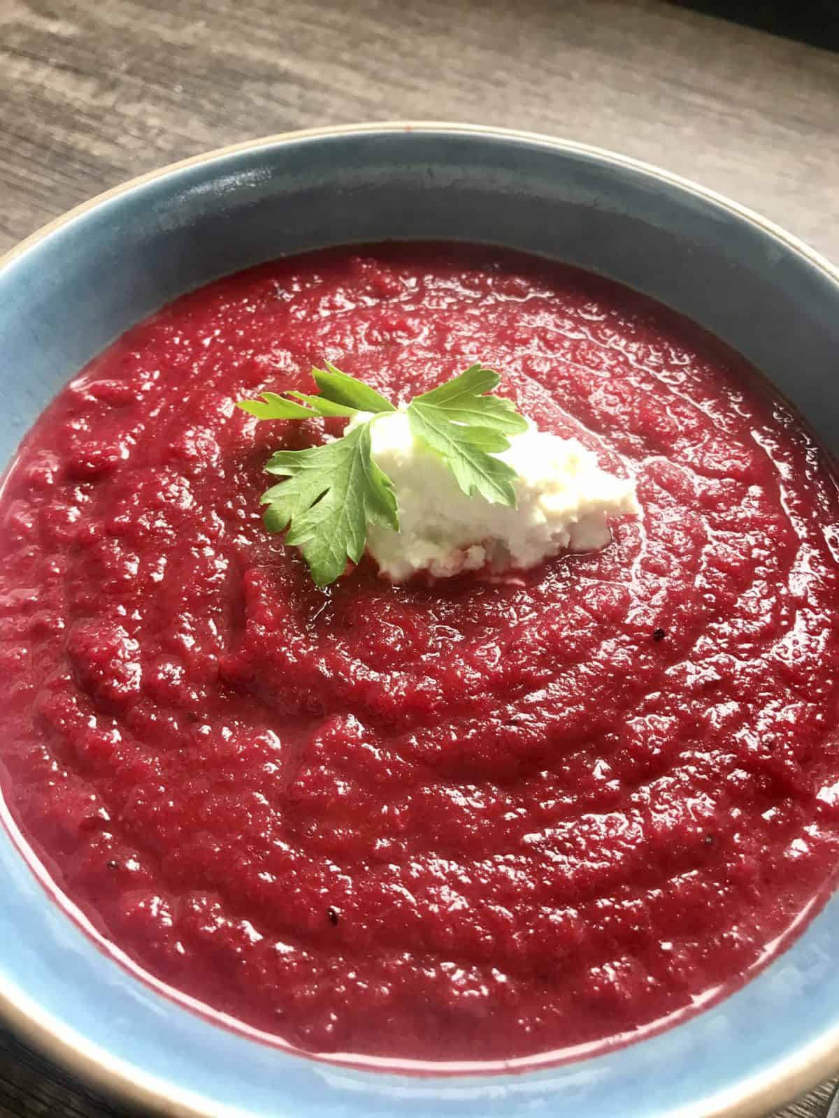 Beetroot soup recipe 