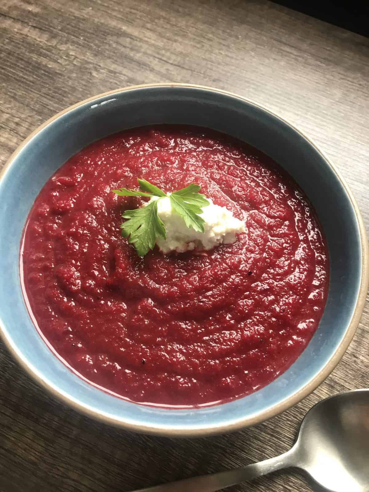 Beetroot soup recipe 