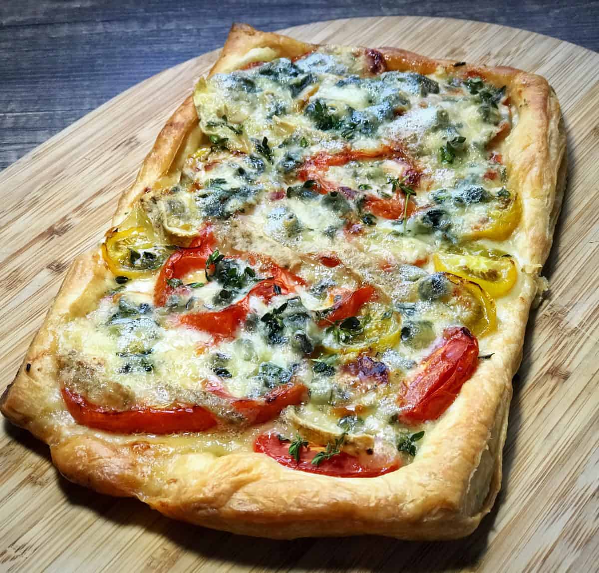 Tomato and Blue Cheese Tart