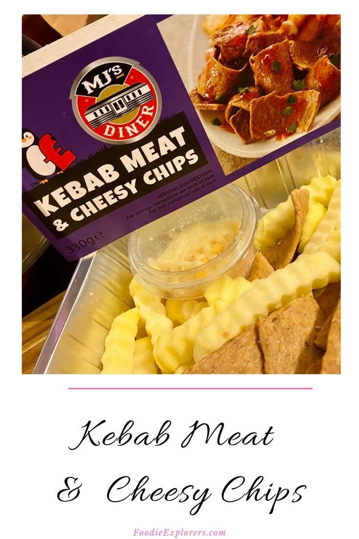 Kebab meat cheesy chips Pinterest pin 