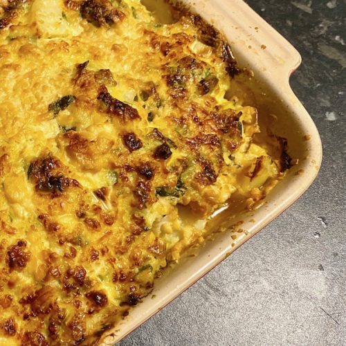 smoked haddock gratin