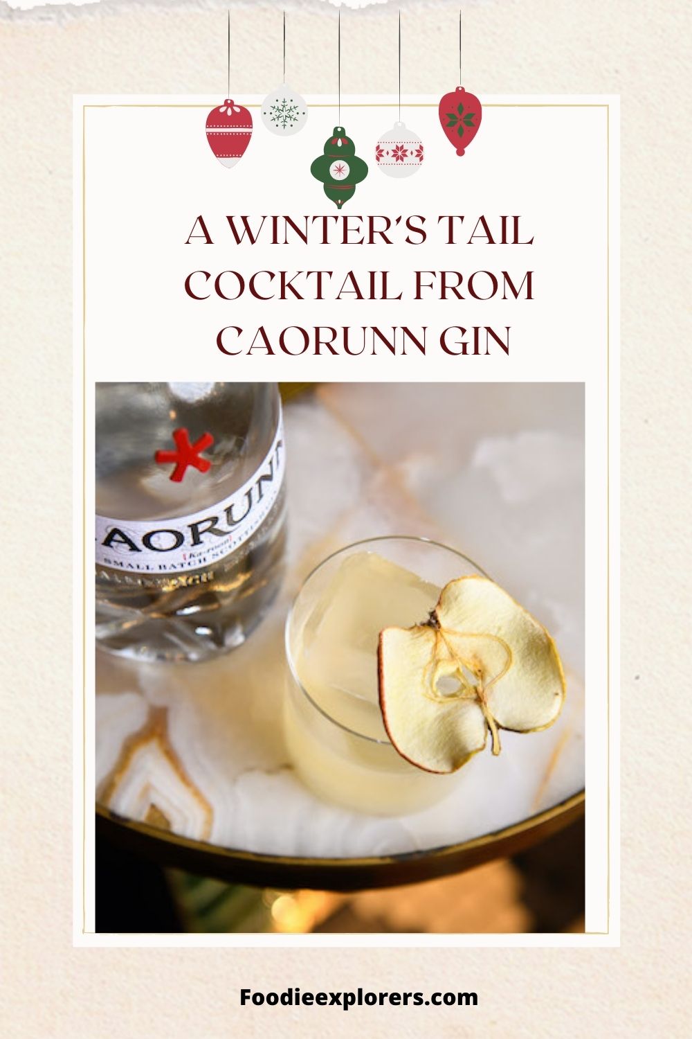 A winter’s tail from caorunn gin 