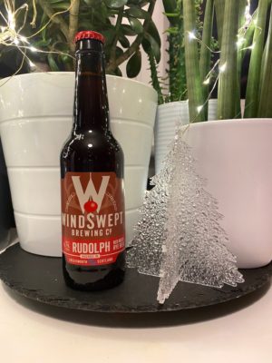 windswept brewing rudolph bottle