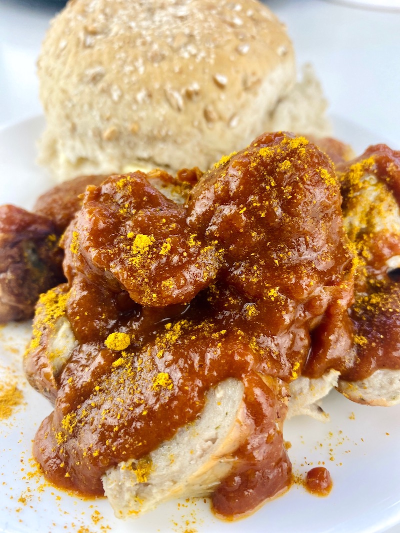 currywurst closeup