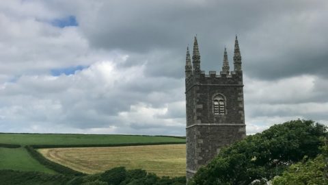 Morwenstow church cliff tearoom Cornwall