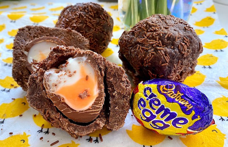 creme egg scotch eggs recipe