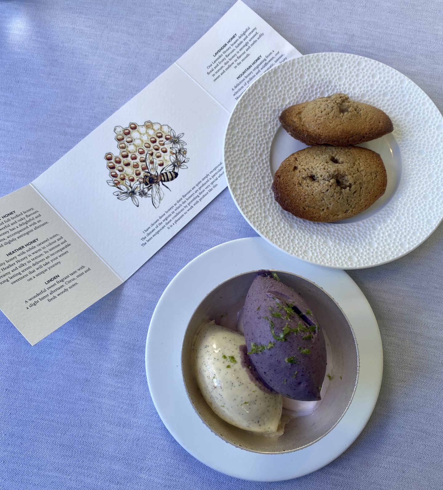 claude bosi at bibendum madeleines ice cream