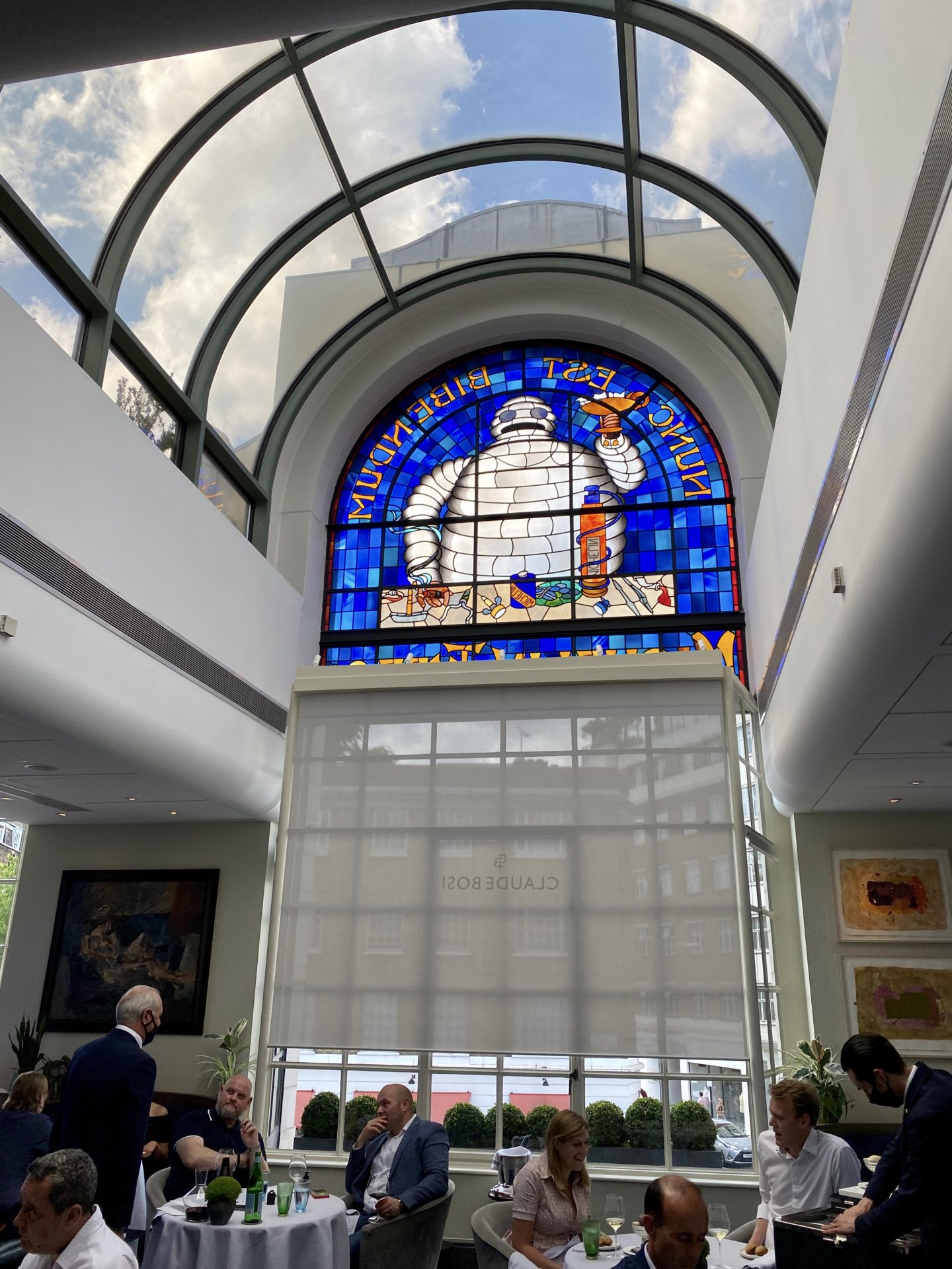 claude bosi at bibendum stained glass