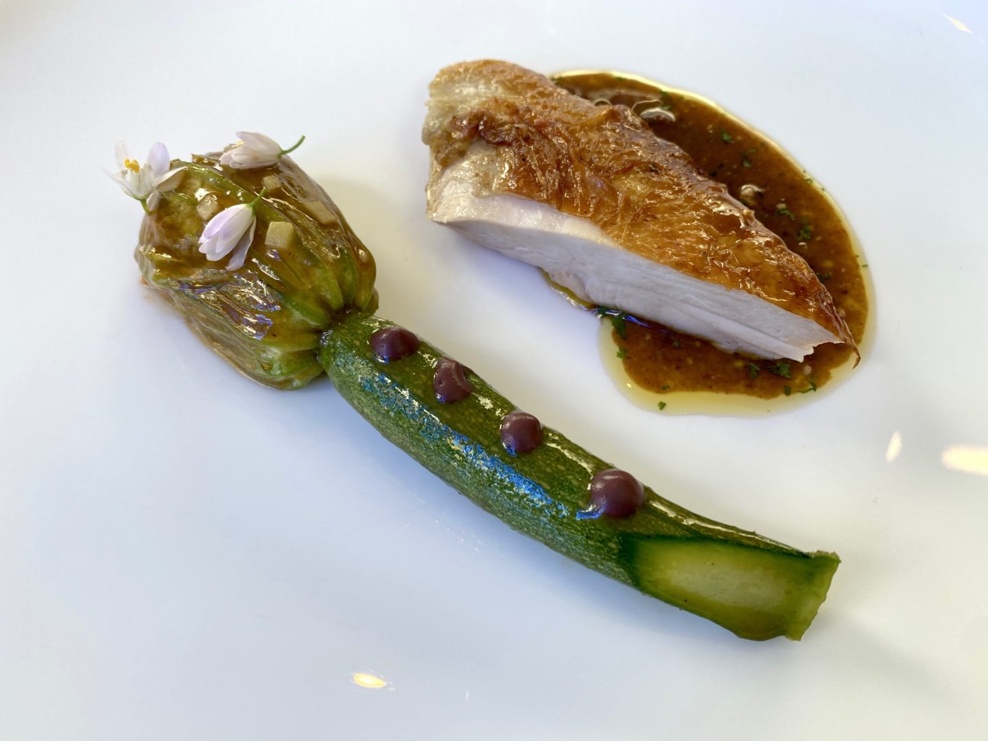 claude bosi at bibendum black leg chicken