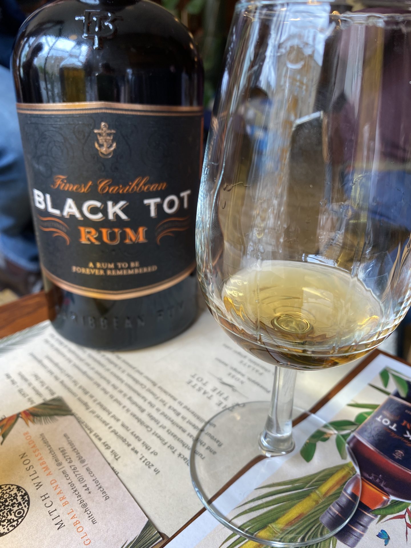 Black tot finest Caribbean rum