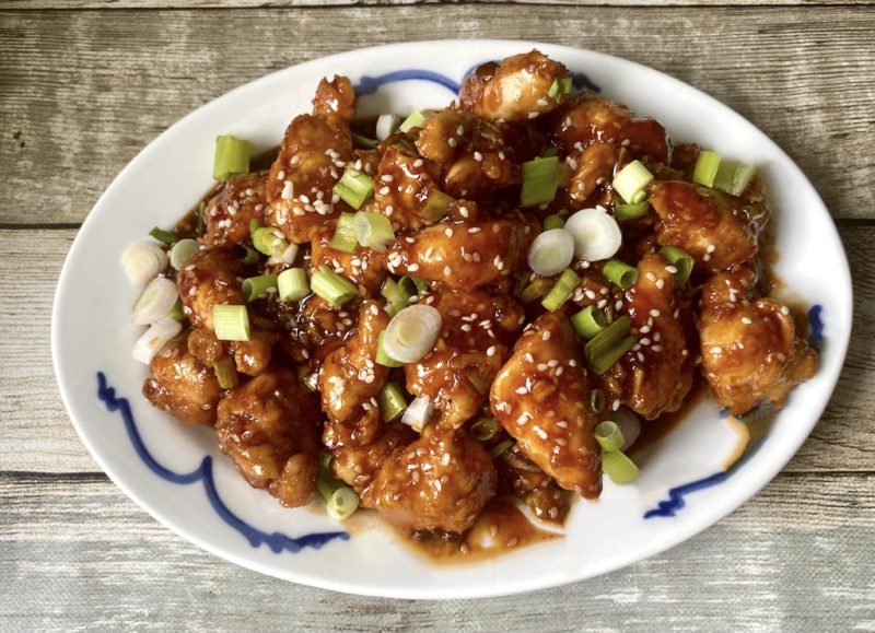 Air Fryer Honey Sesame Chicken Recipe • Foodie Explorers