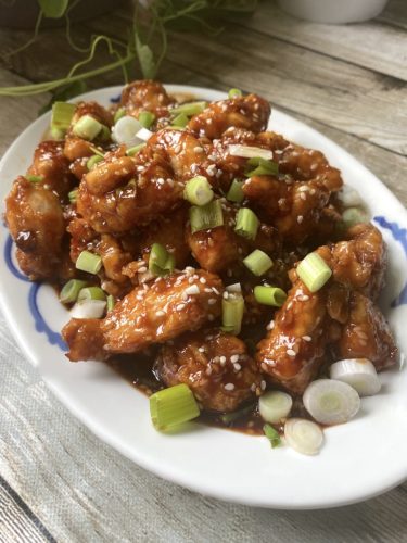 Air Fryer Honey Sesame Chicken Recipe • Foodie Explorers