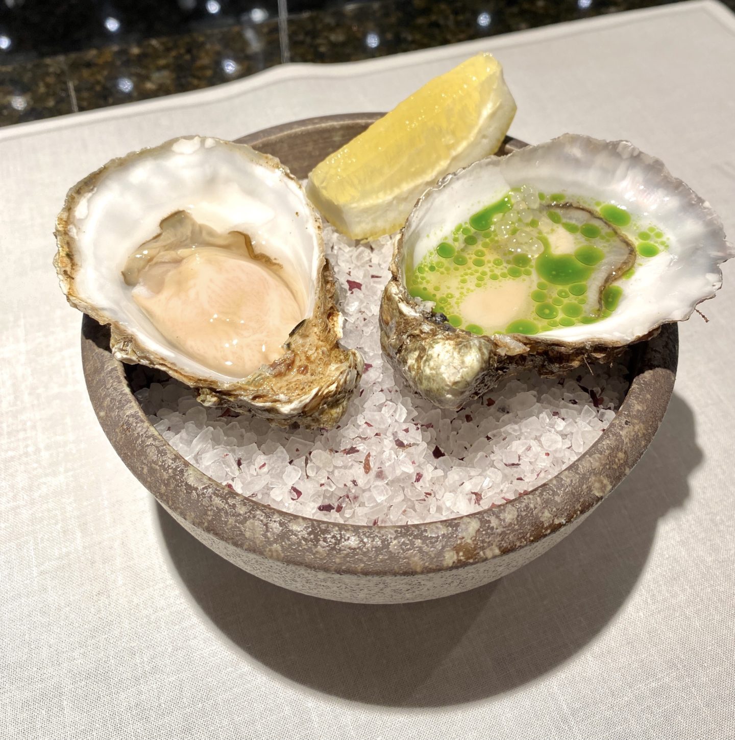 the glenturret lalique oysters