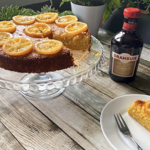 gluten free drambuie polenta cake