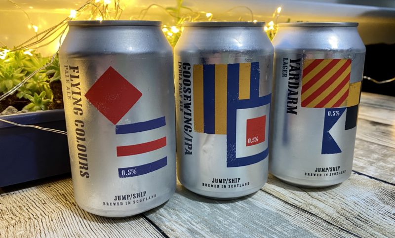 Jump ship brewing alcohol free beer 