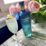 Mermaid Gin French 75 cocktail