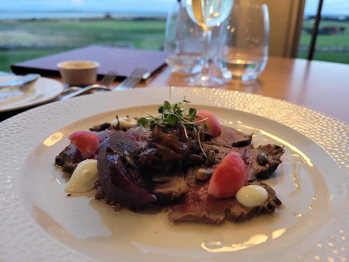 royal golf dornoch beef tataki